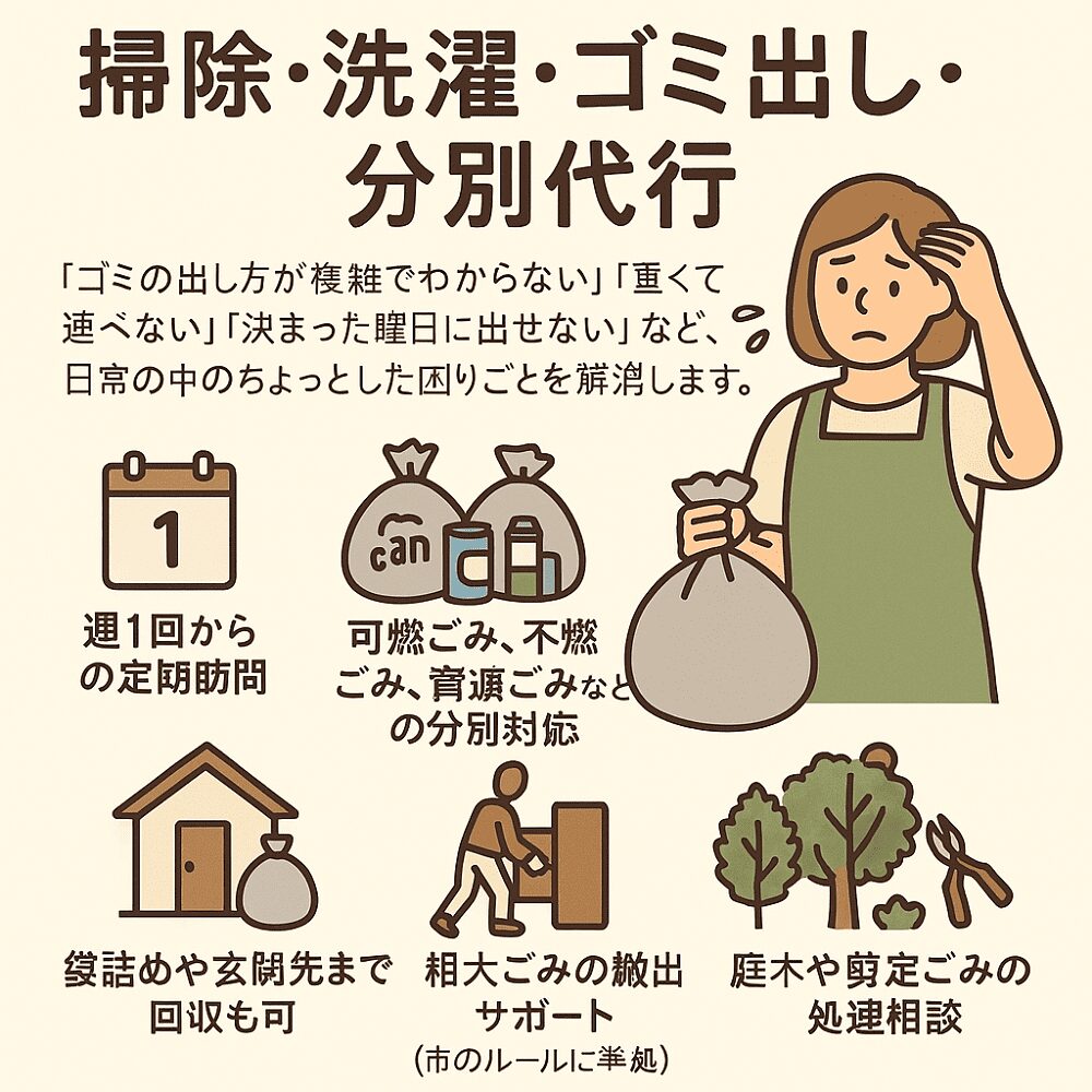 おとなりサポート　便利屋　清掃代行