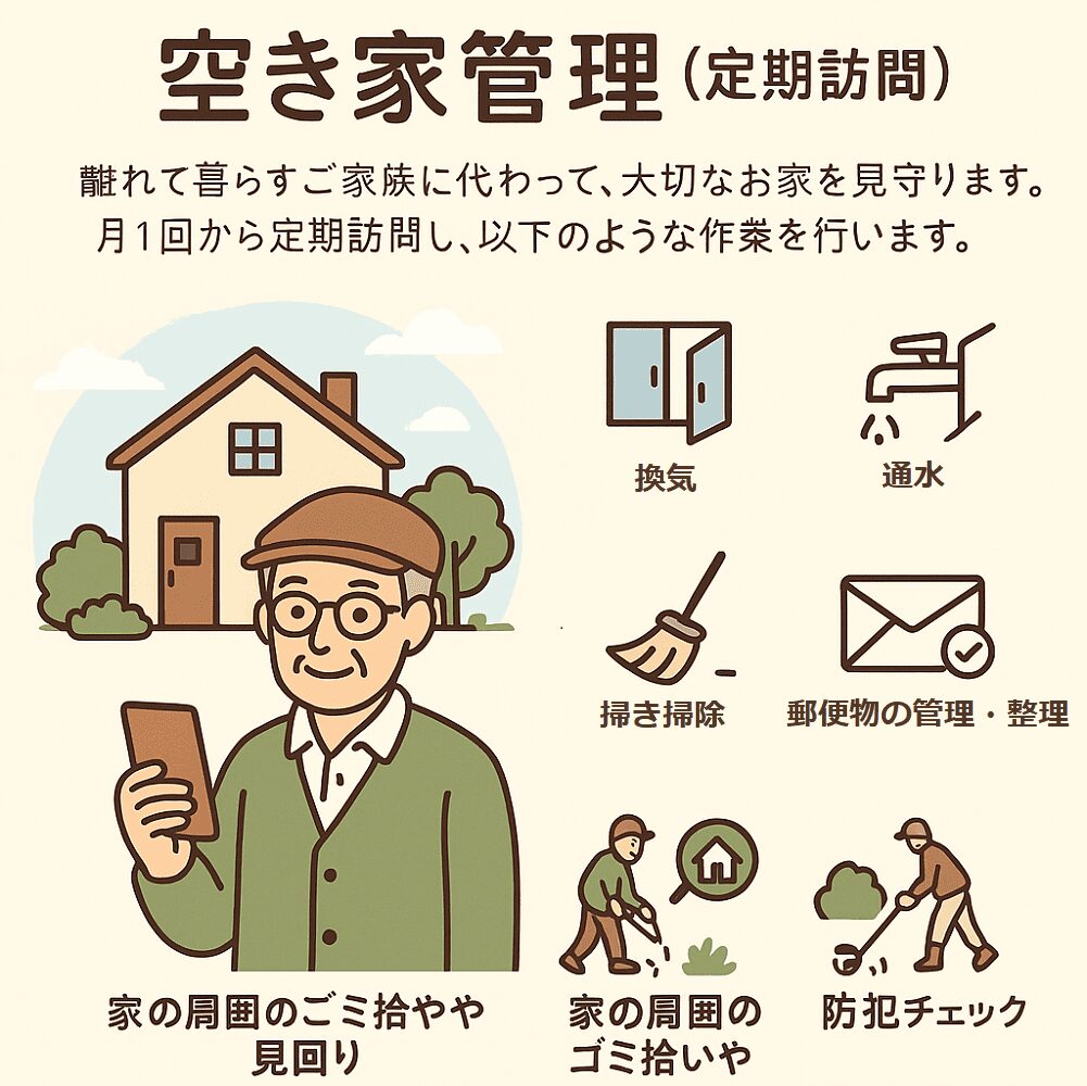 おとなりサポート　便利屋　空き家管理