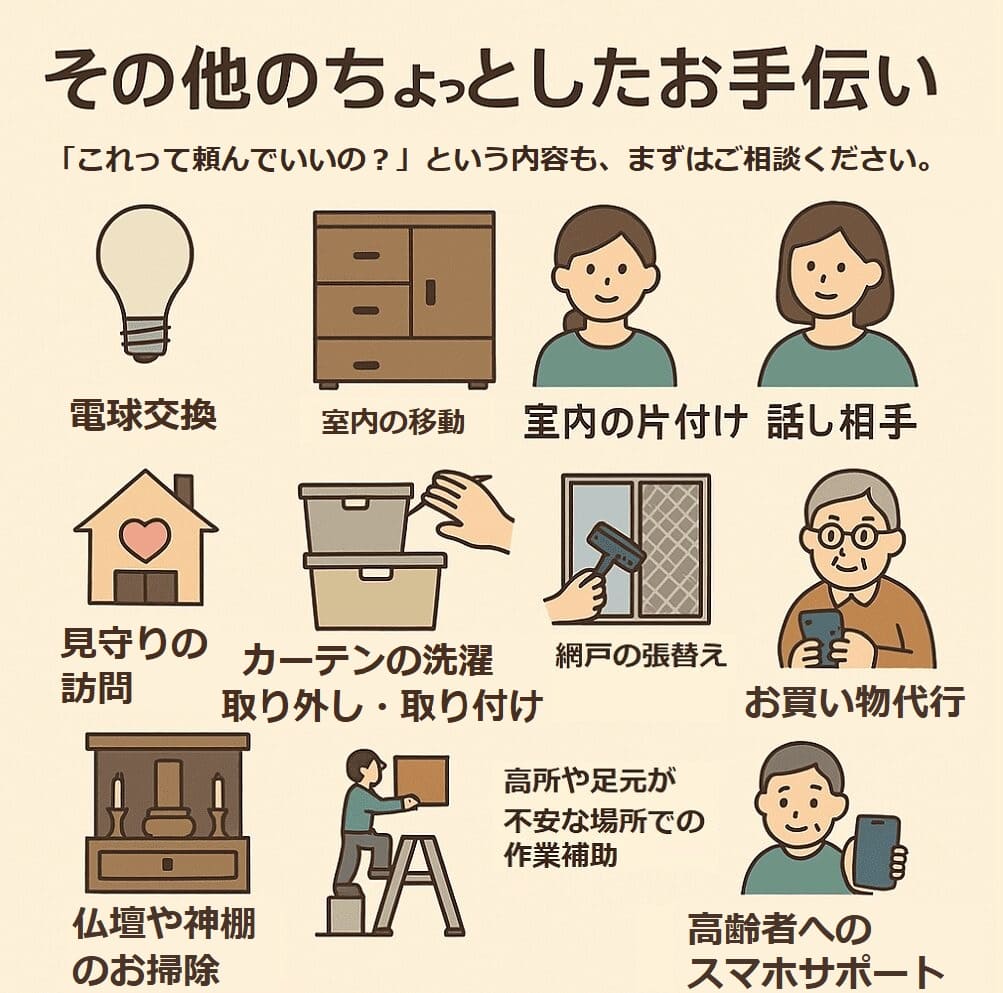 おとなりサポート　生活一般の支援