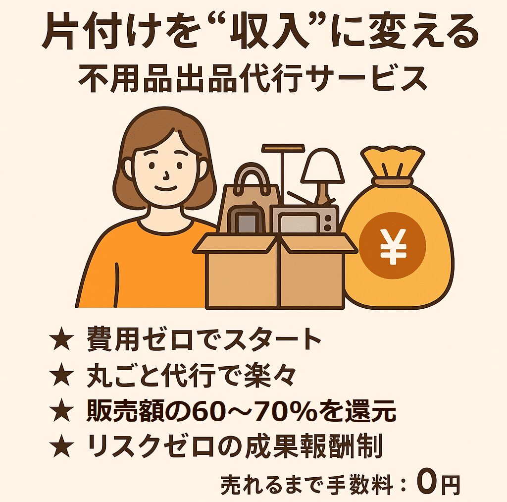 おとなりサポート　不用品出品代行