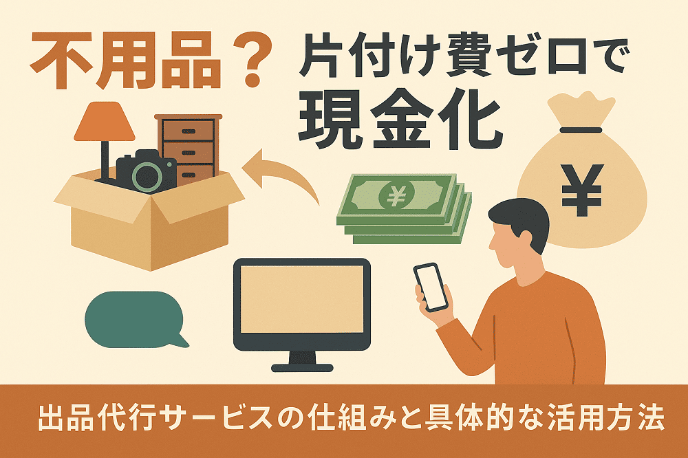 不用品の出品代行